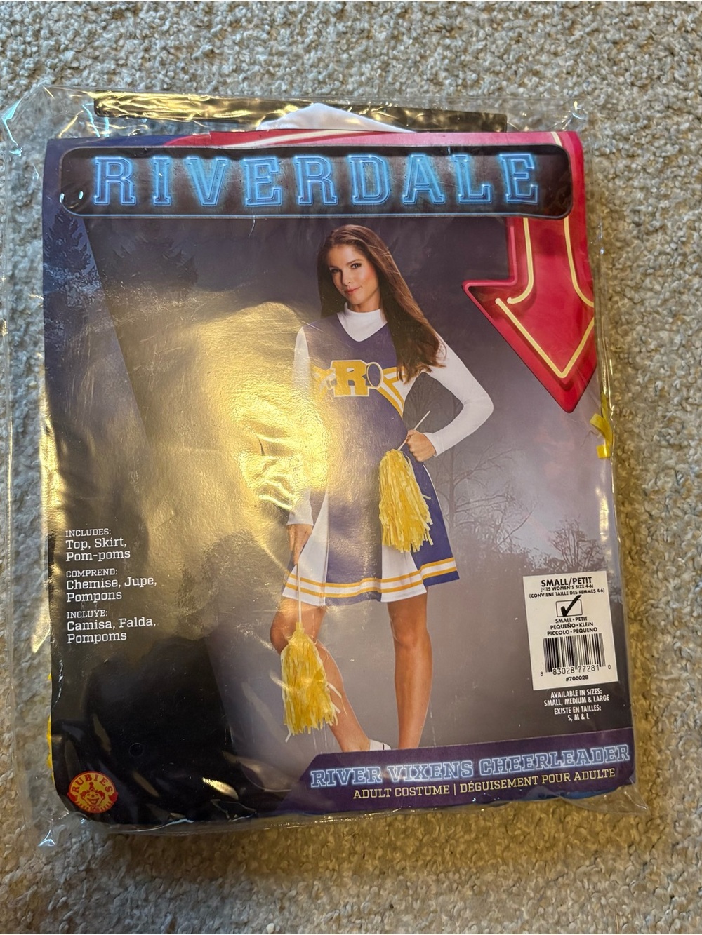 Riverdale River Vixens Cheerleader Costume NEW Halloween Small Women’s adult